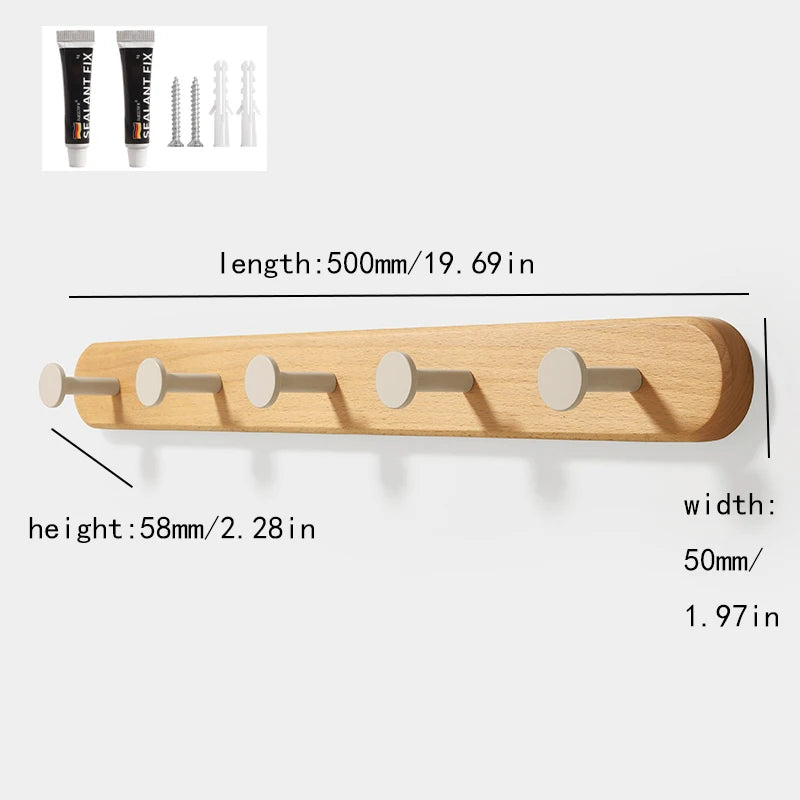 Garderobe Buche Natur