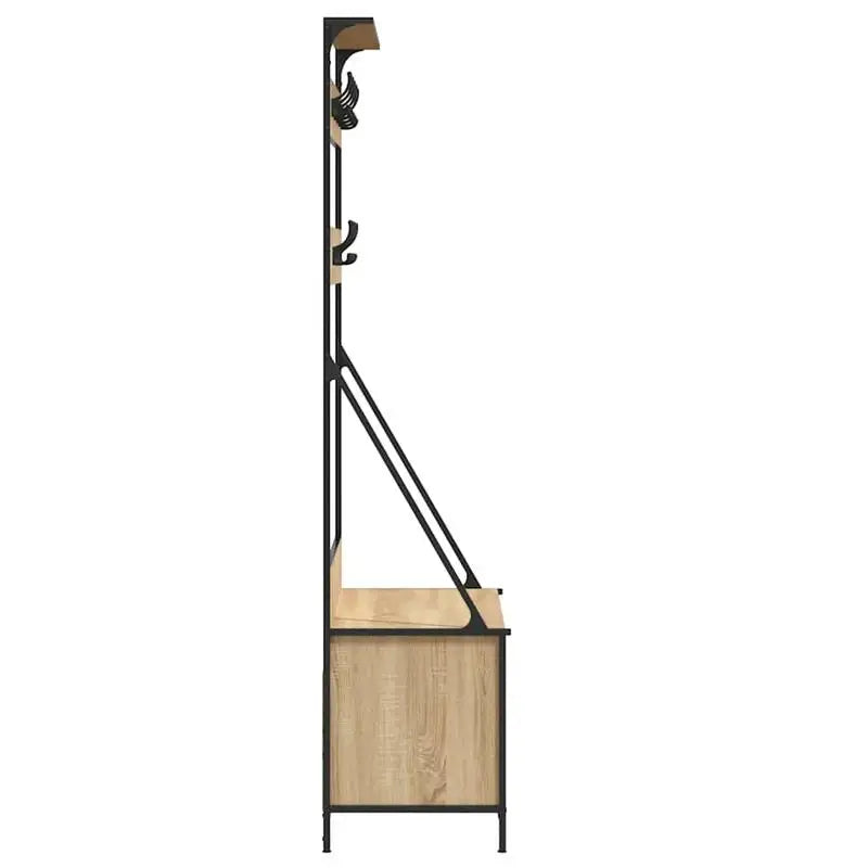 Garderobe Mit Schuhschrank Eiche