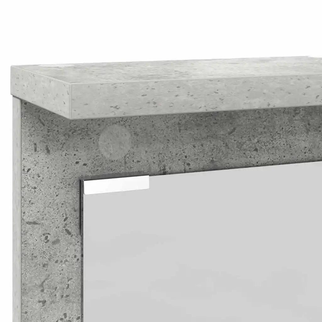 Garderobe Grau Holz