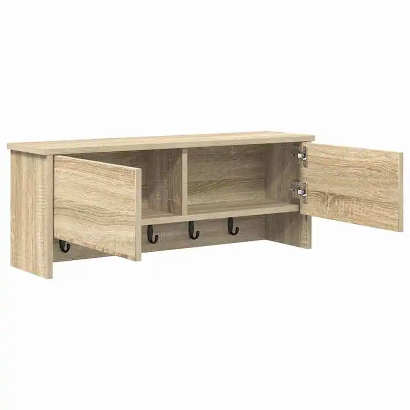 Eiche Paneel Garderobe