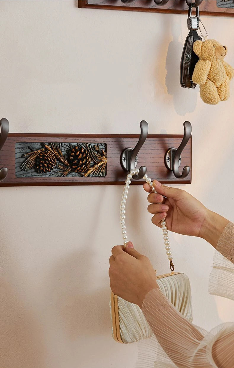Garderobe Holz Vintage