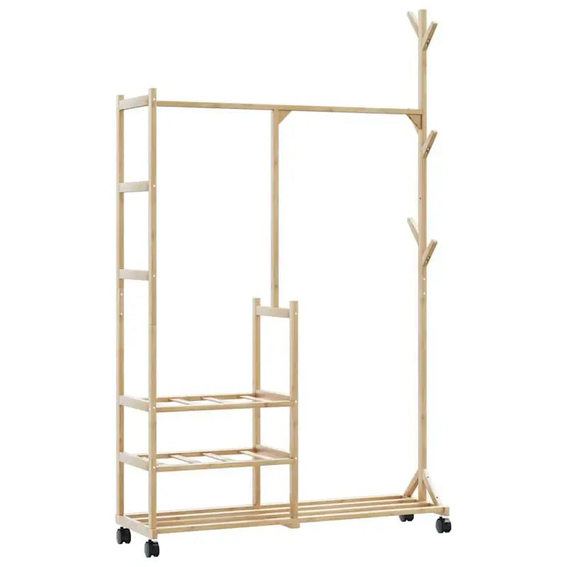 Garderobe Auf Rollen Holz