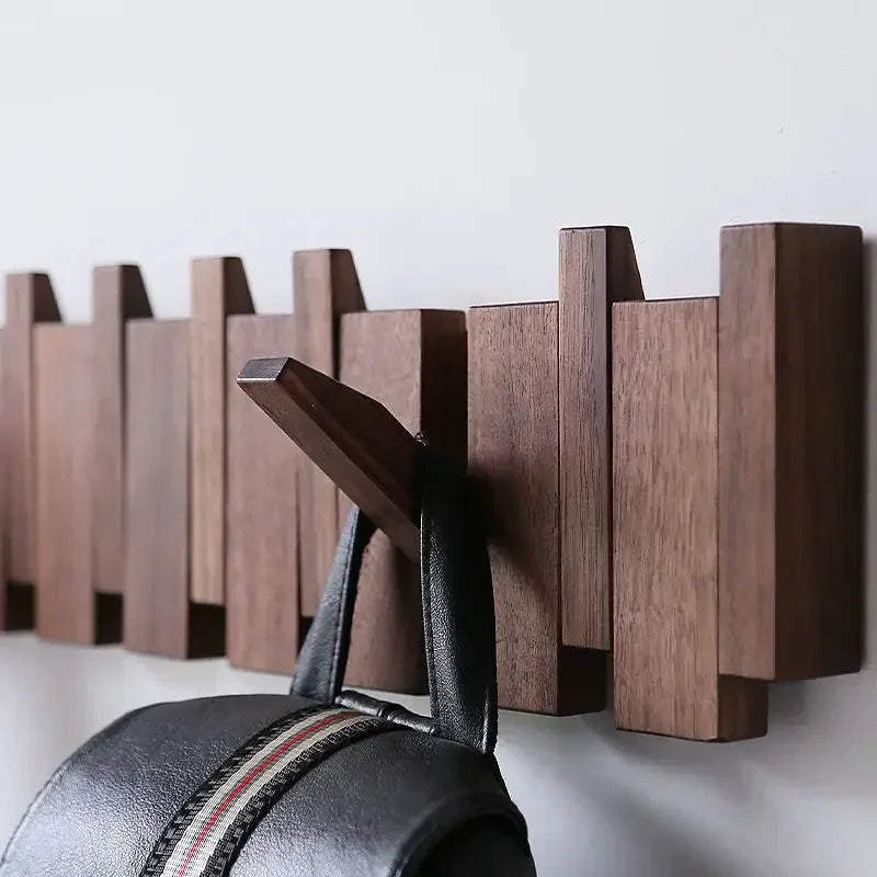 Garderobe Schwarz Holz