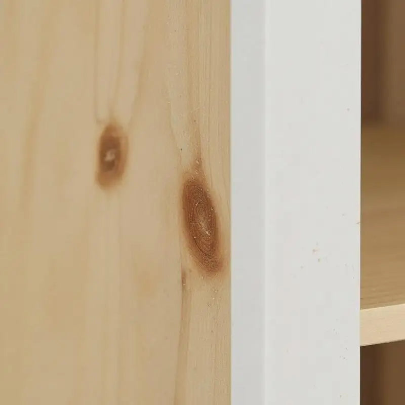 Garderobe Kiefer Massiv Weiß