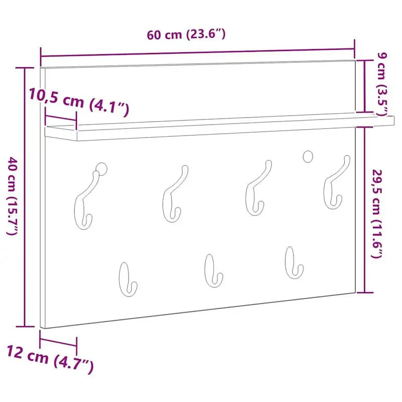 Wandpaneele Holz Garderobe