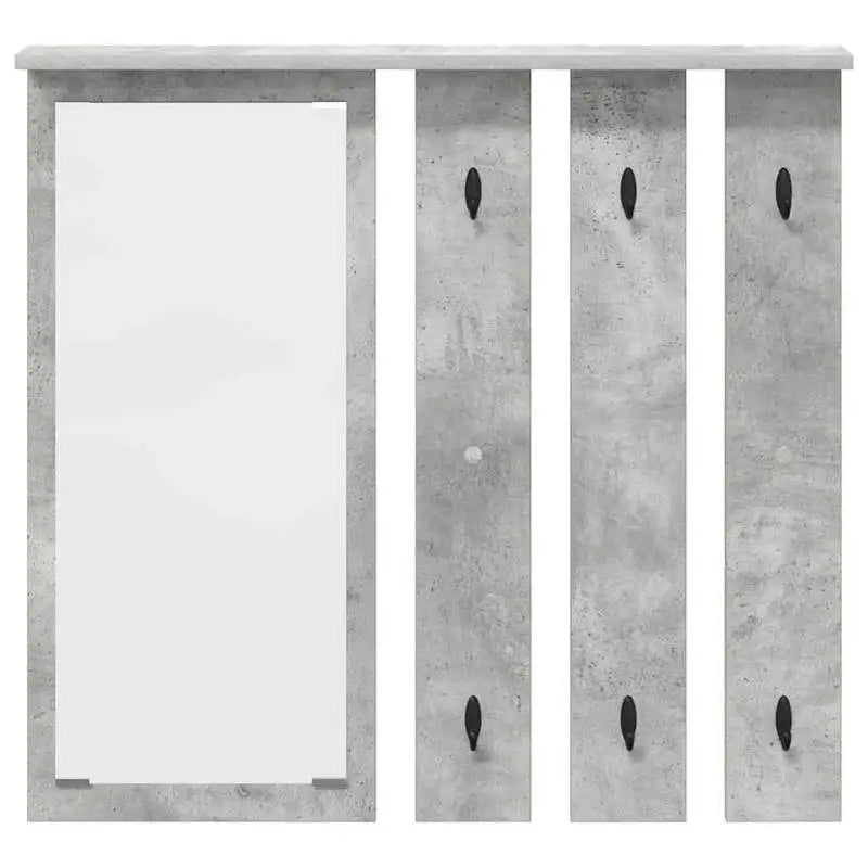Garderobe Grau Holz