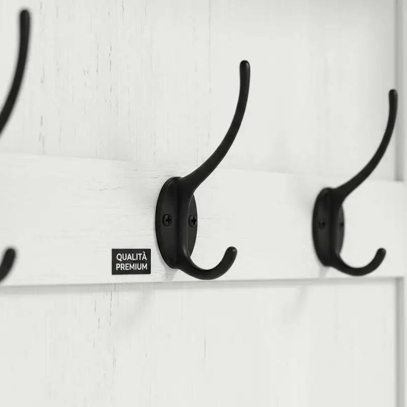 Garderobe Flur Weiß Holz