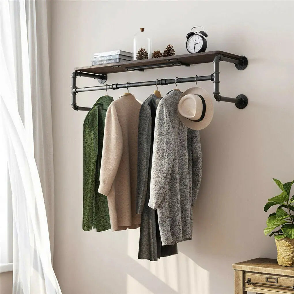 Garderobe Industrial Holz