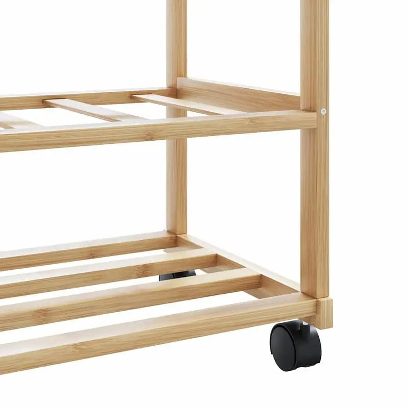Garderobe Auf Rollen Holz