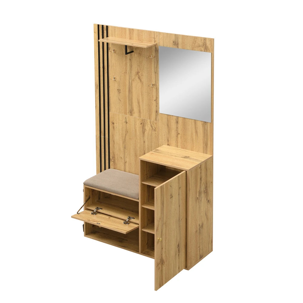 Garderoben Set Buche