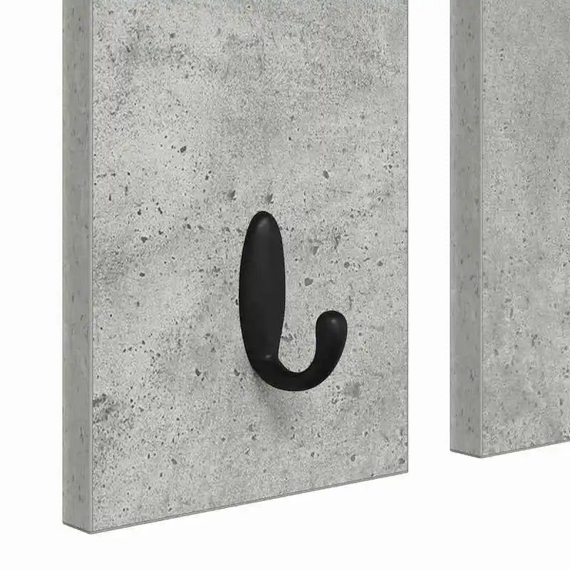 Garderobe Grau Holz