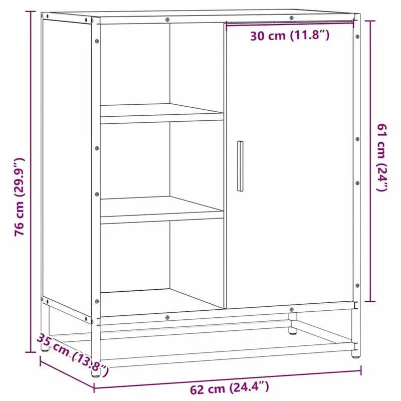 Garderobe Kommode Eiche
