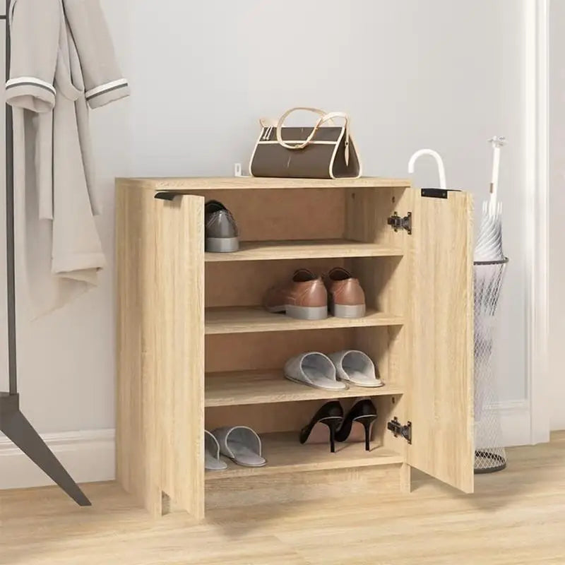 Garderobe Sonoma Eiche Grau