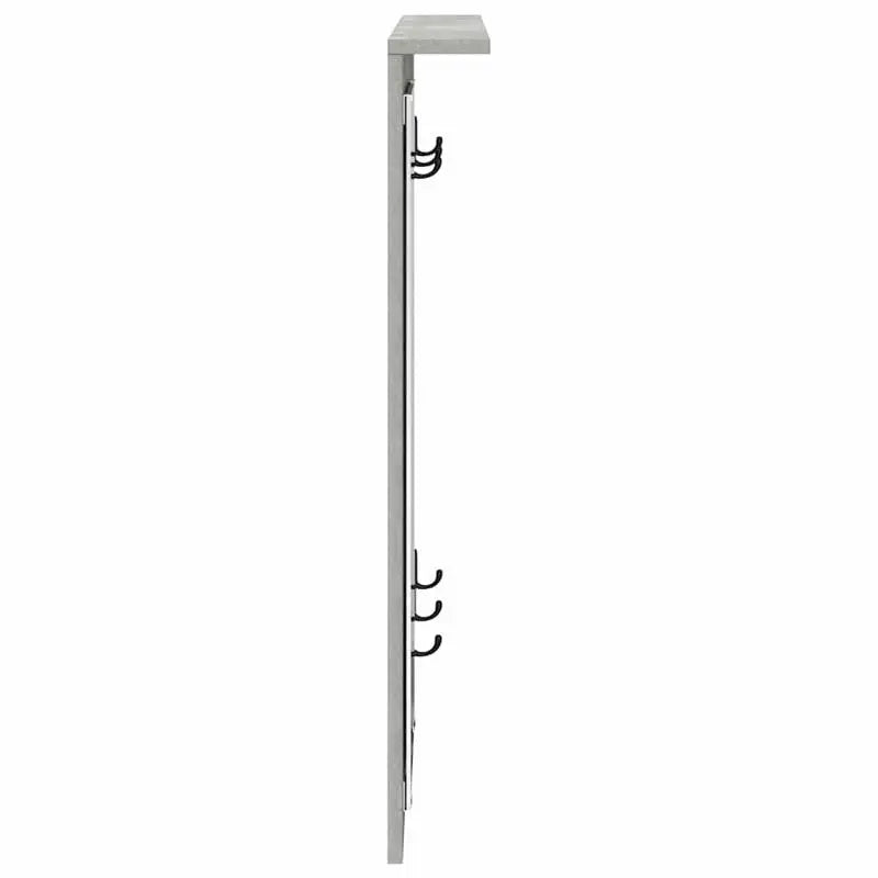 Garderobe Grau Holz