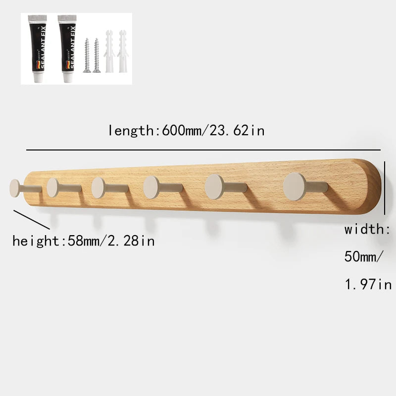 Garderobe Buche Natur