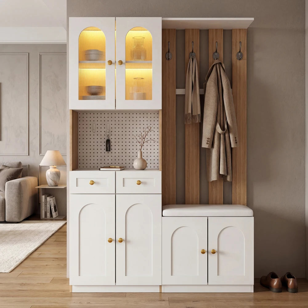 Garderobe Flur Eiche