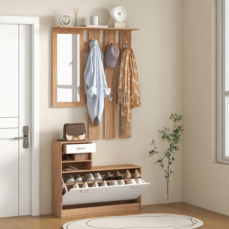 Garderobe Flur Modern Holz