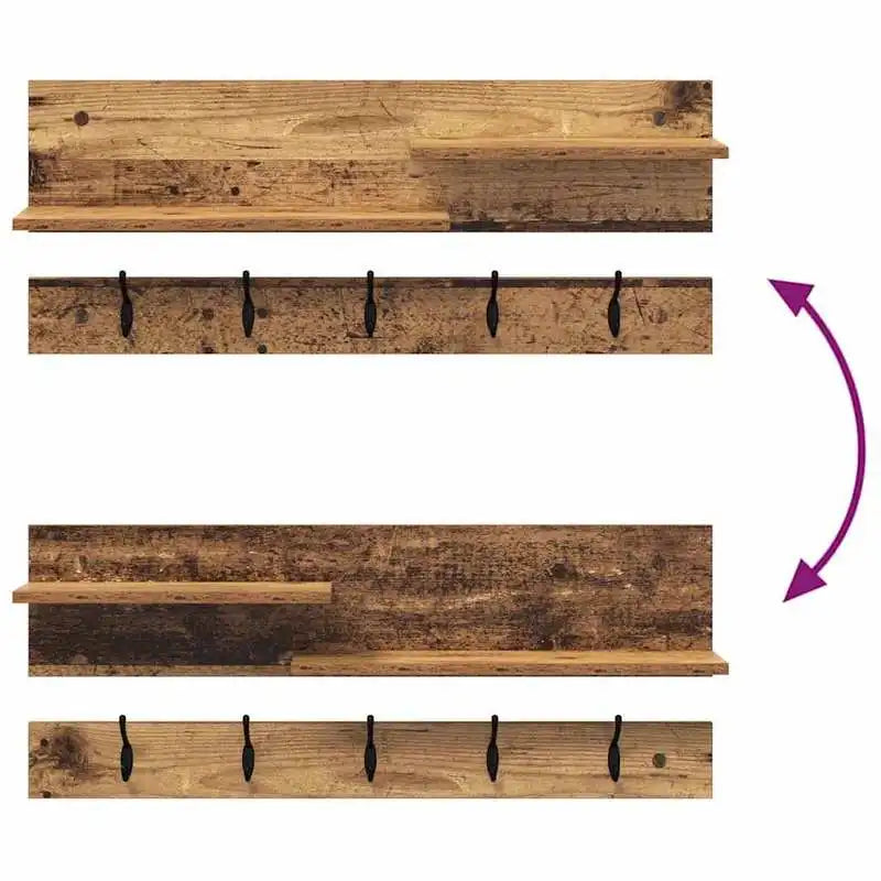 Garderobe Aus Altem Holz