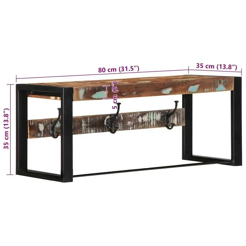 Garderobe Bunt Holz