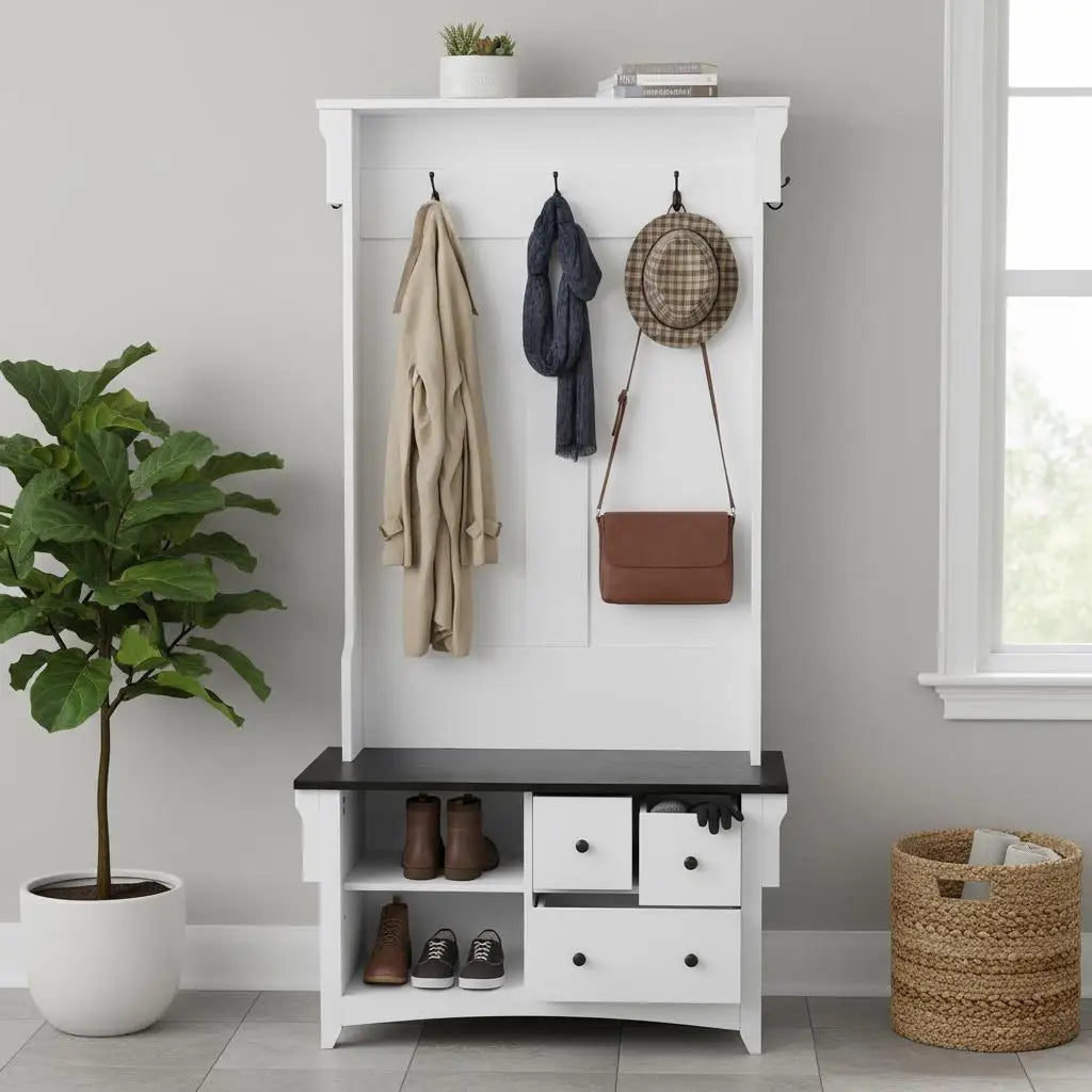 Bank Garderobe Holz