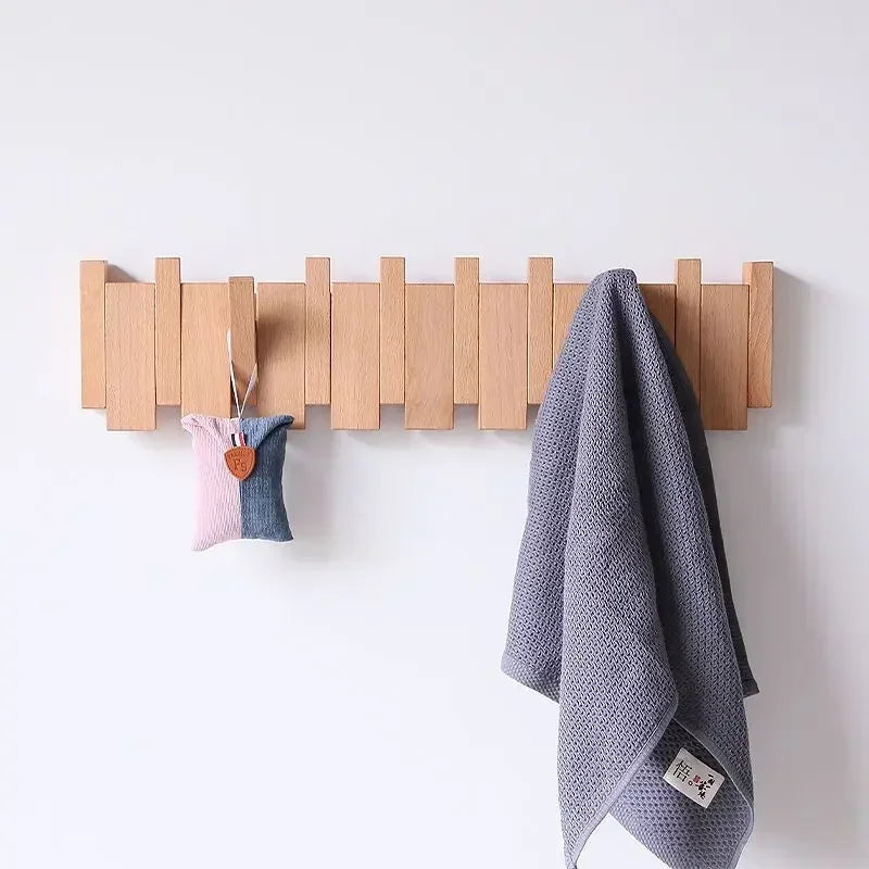 Dark Wood Coat Rack