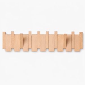 Dark Wood Coat Rack