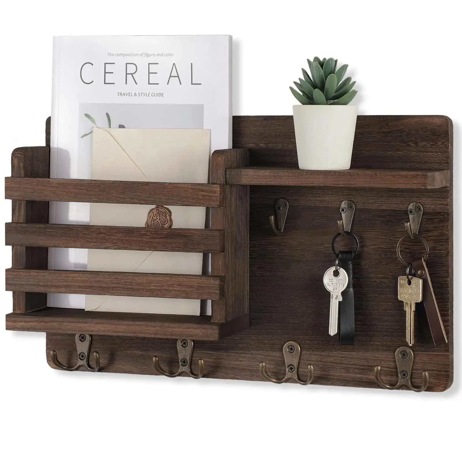 Garderobe Ablage Holz