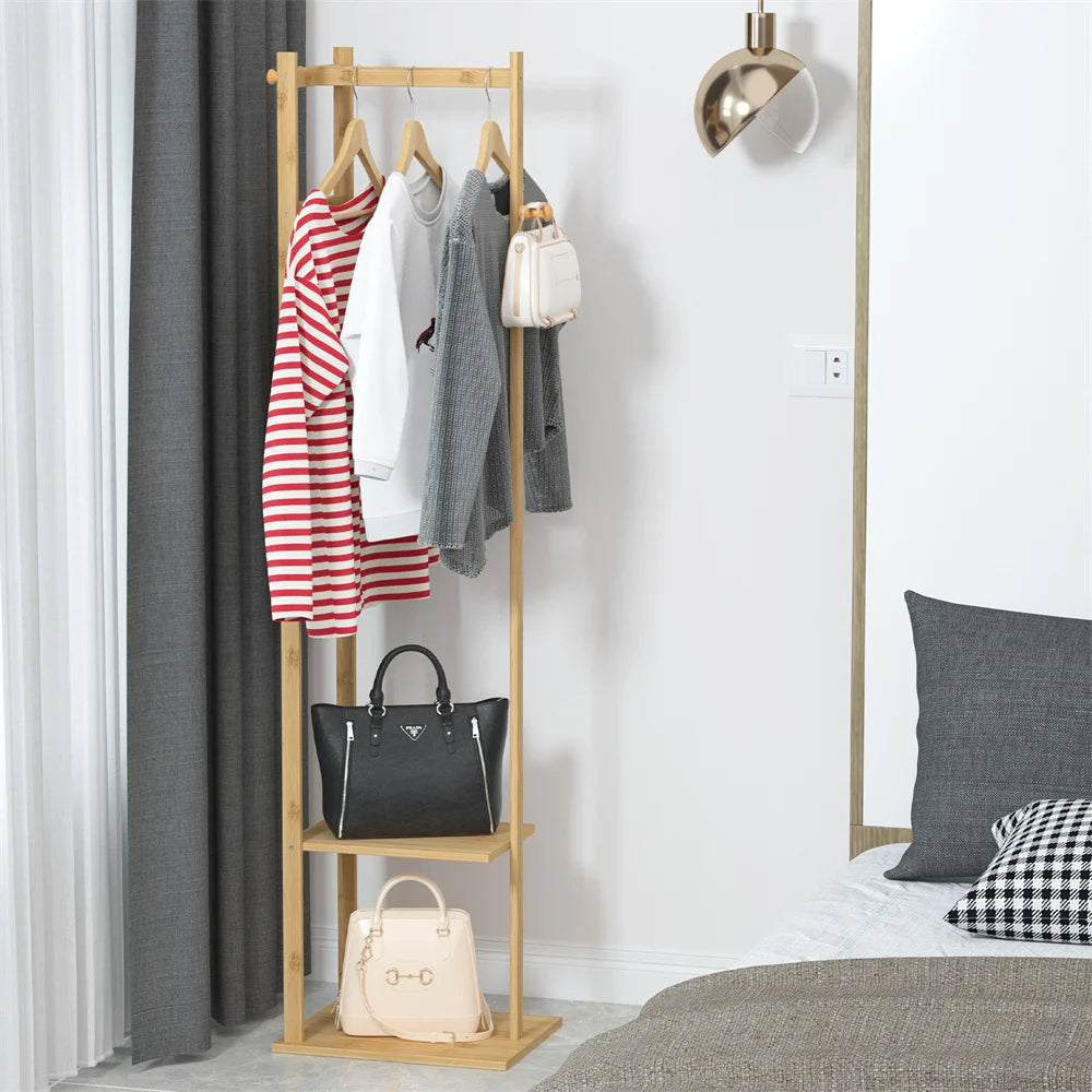 Garderobe Bambus Holz