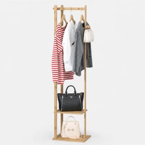 Garderobe Bambus Holz