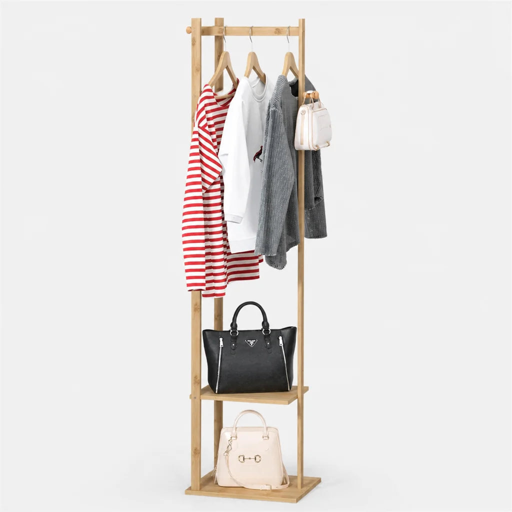 Garderobe Bambus Holz