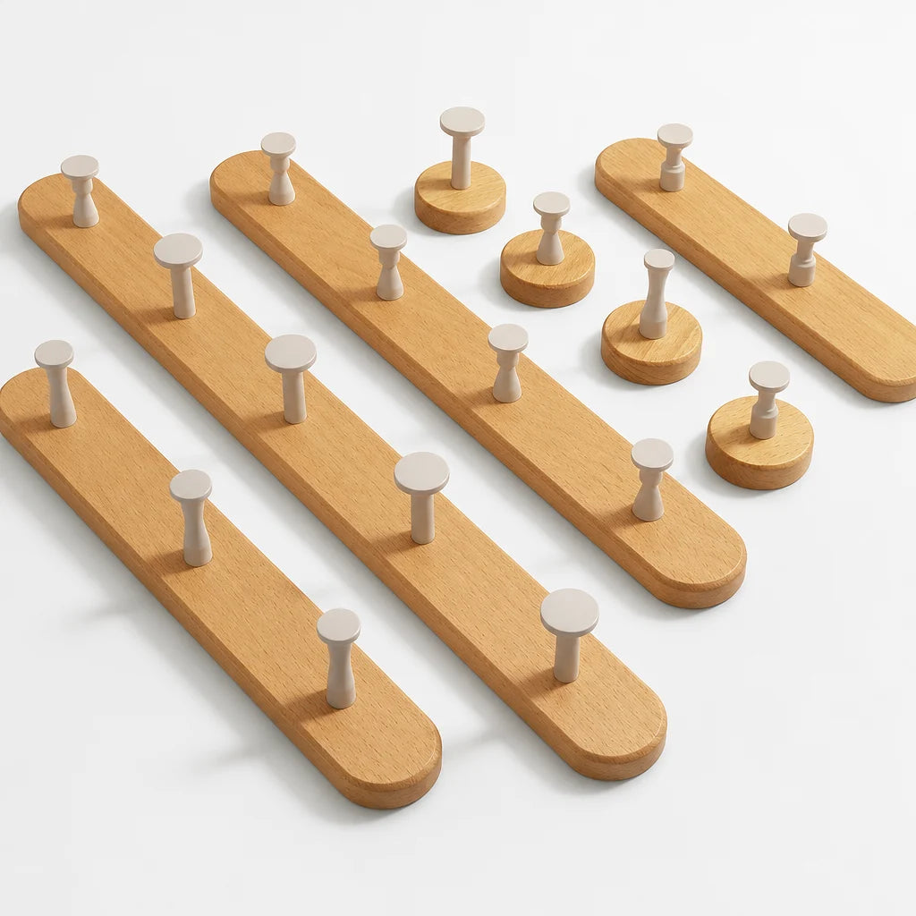 Garderobe Buche Natur