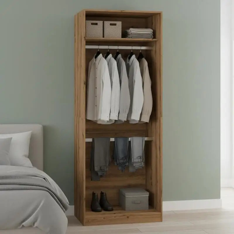 Garderobe Echtholz Eiche