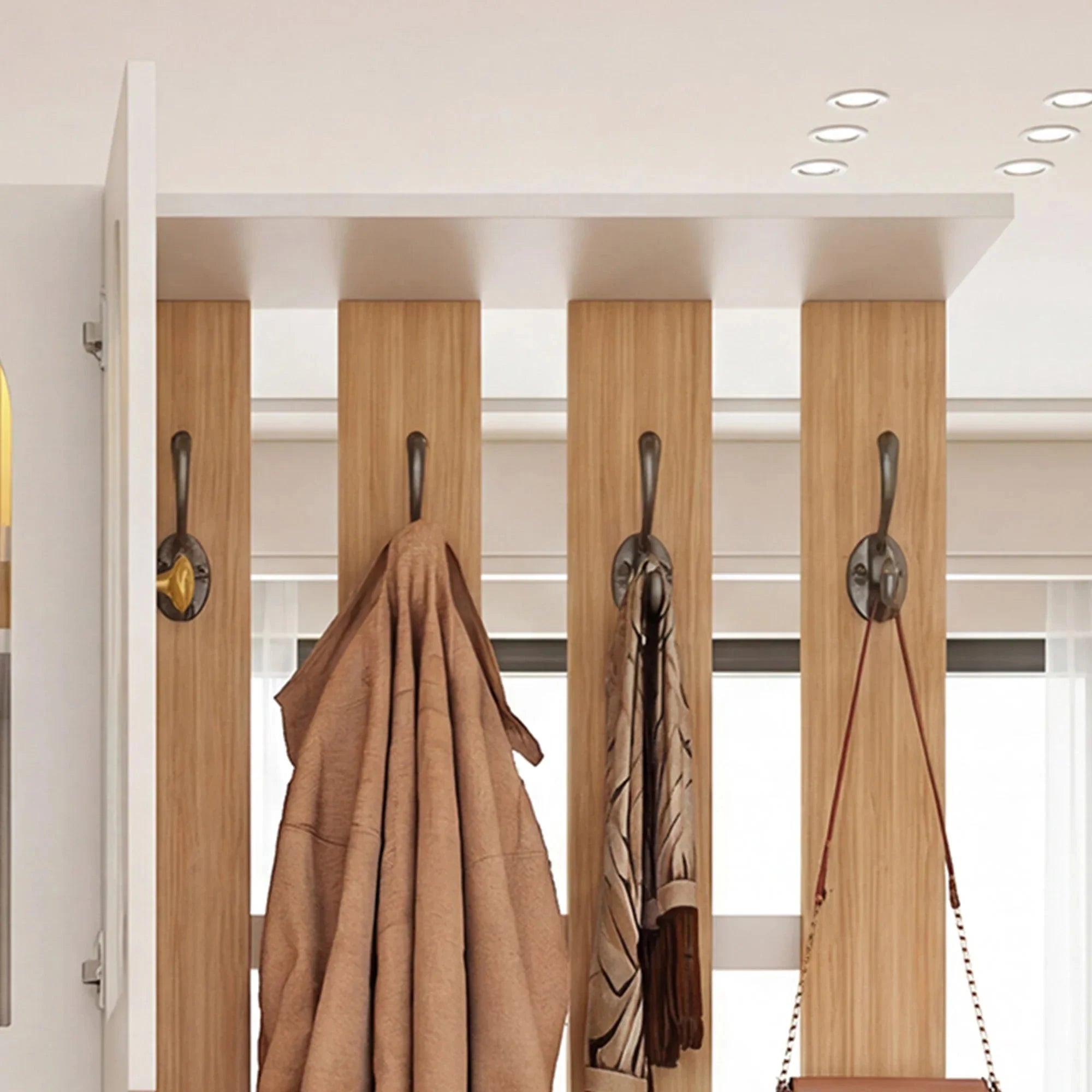 Garderobe Flur Eiche