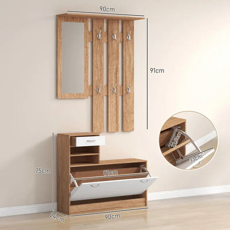 Garderobe Flur Modern Holz