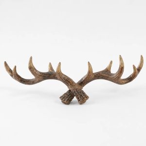 Garderobe Geweih Holz