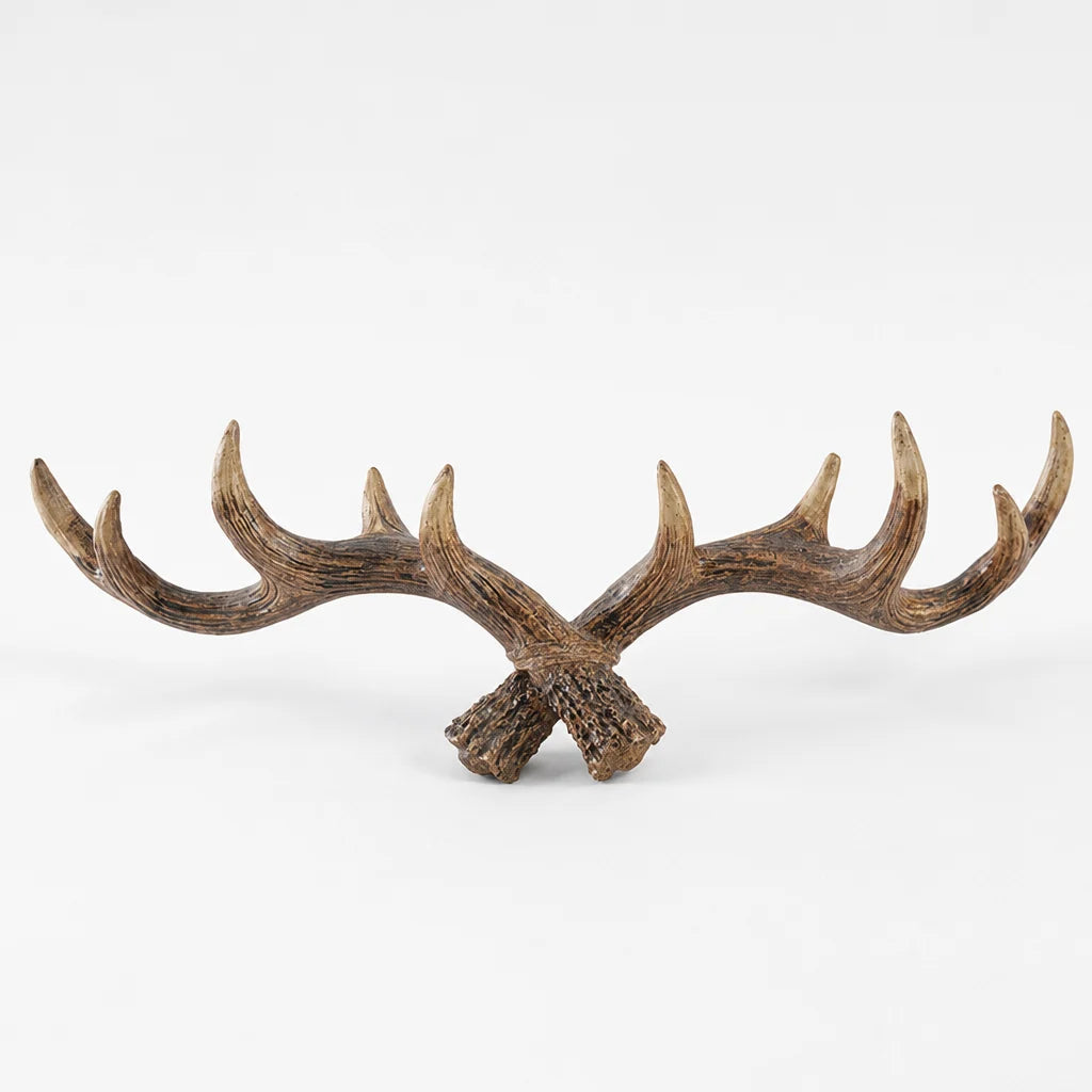 Garderobe Geweih Holz