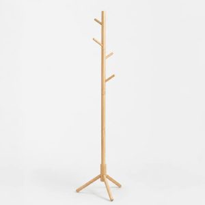 Garderobe Helles Holz
