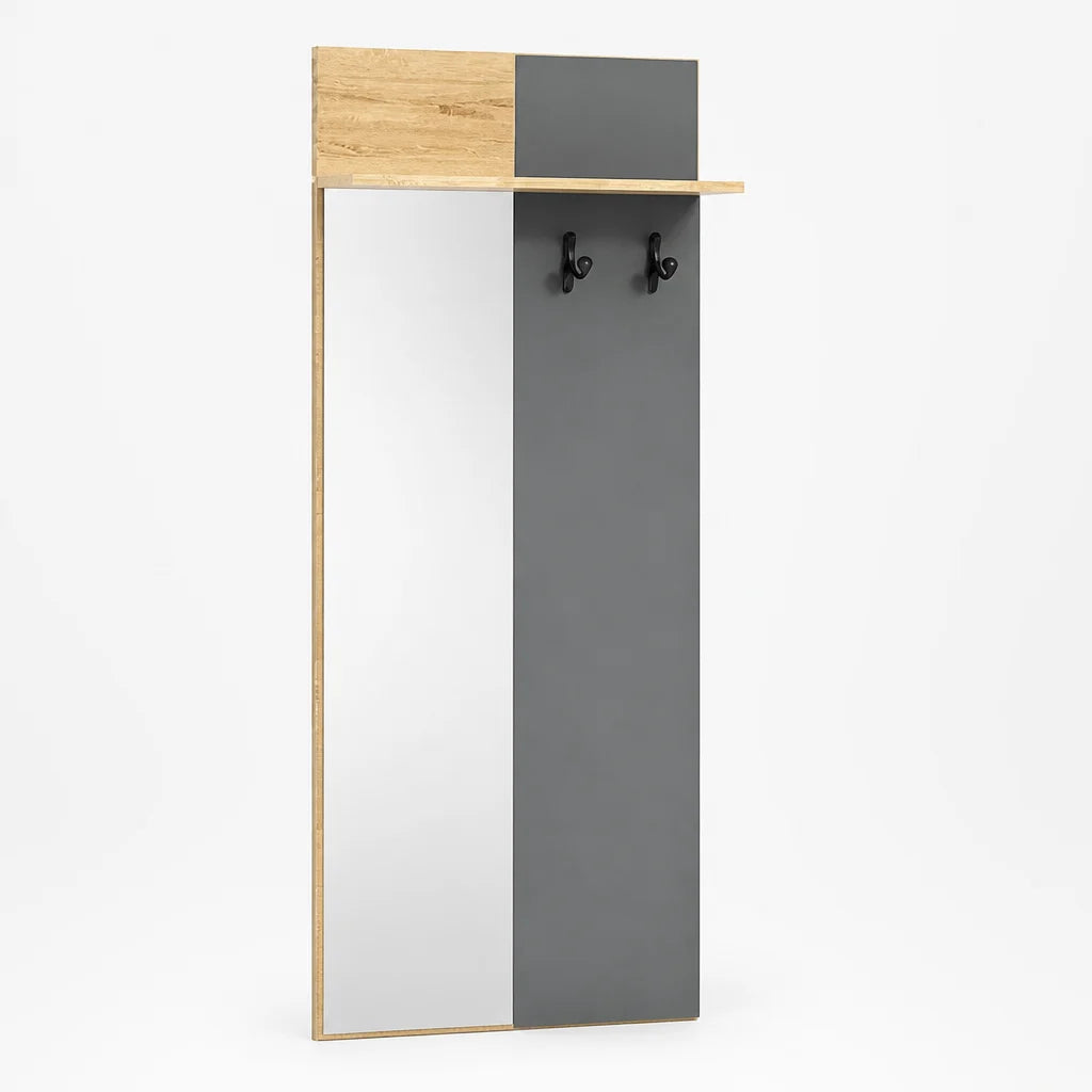 Garderobe Holz Spiegel