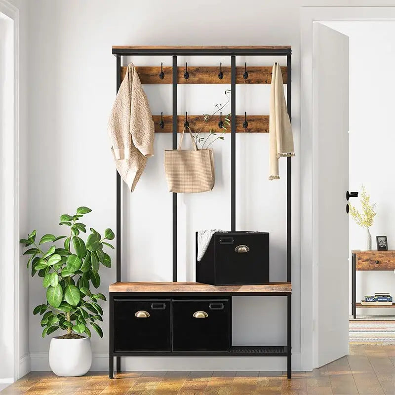 Garderobe Schuhschrank Holz