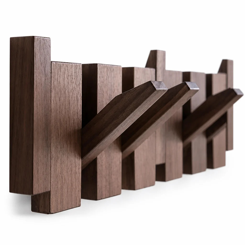 Garderobe Schwarz Holz