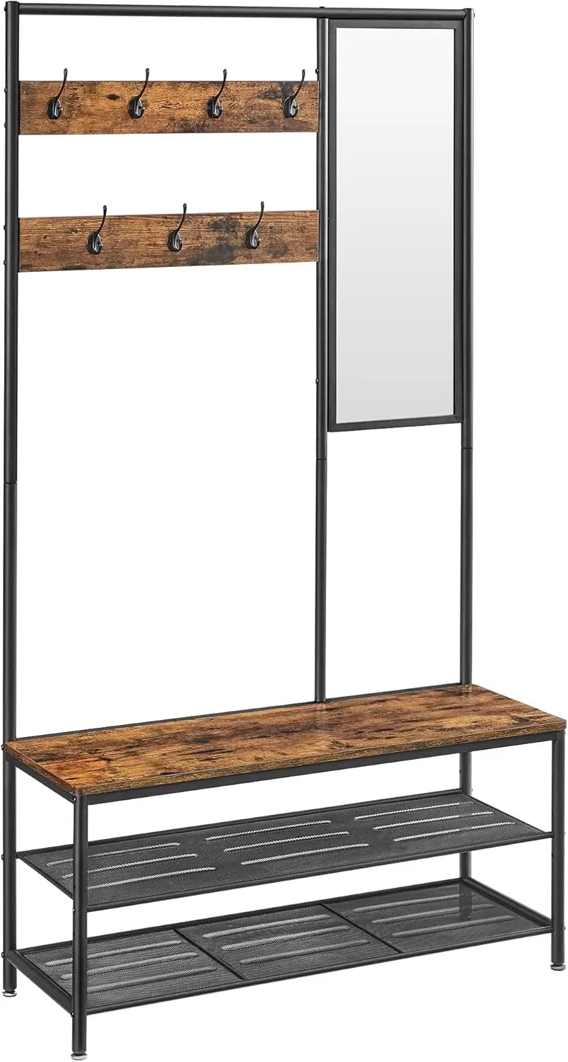 Stehende Garderobe Holz
