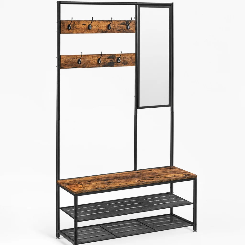 Stehende Garderobe Holz