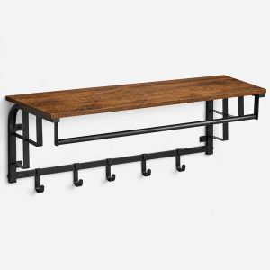 Wandgarderobe Holz Mit Ablage