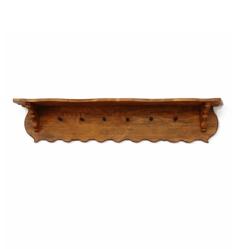 Wandgarderobe Holz Vintage